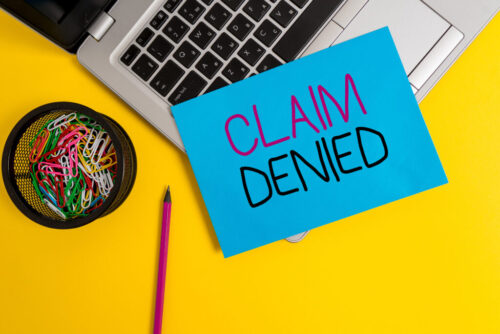 claim denied note